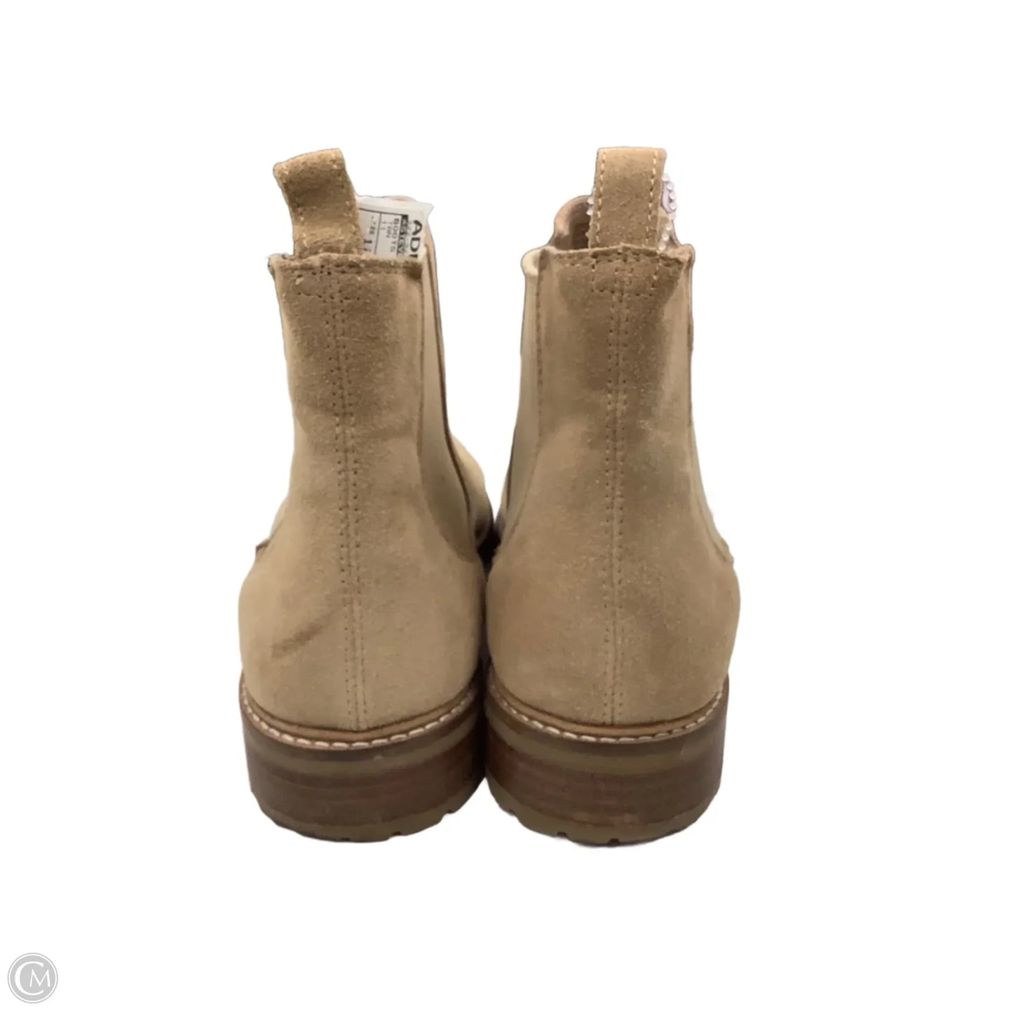 Boots Ankle Flats By Steve Madden In Tan, Size: 11