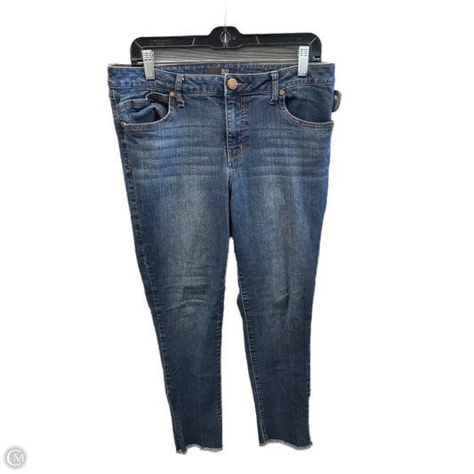 Jeans Skinny By 1822 Denim In Blue Denim, Size: 14