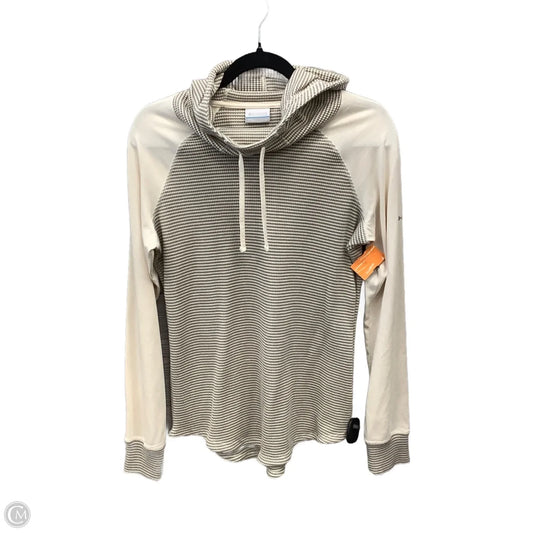 Sweatshirt Hoodie By Columbia In Cream, Size: L