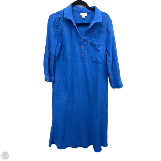 Dress Casual Maxi By J. Jill In Blue, Size: Xs
