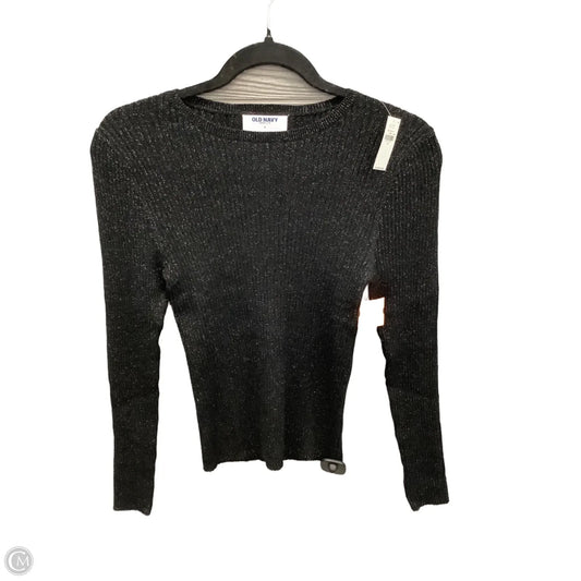 Top Long Sleeve By Old Navy In Black, Size: S