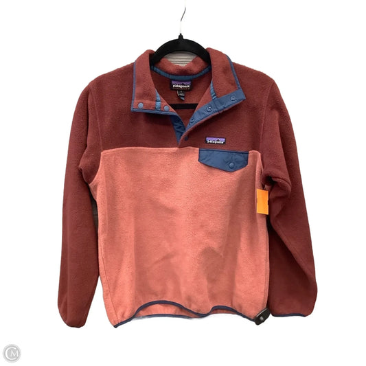 Sweatshirt Collar By Patagonia In Red, Size: S