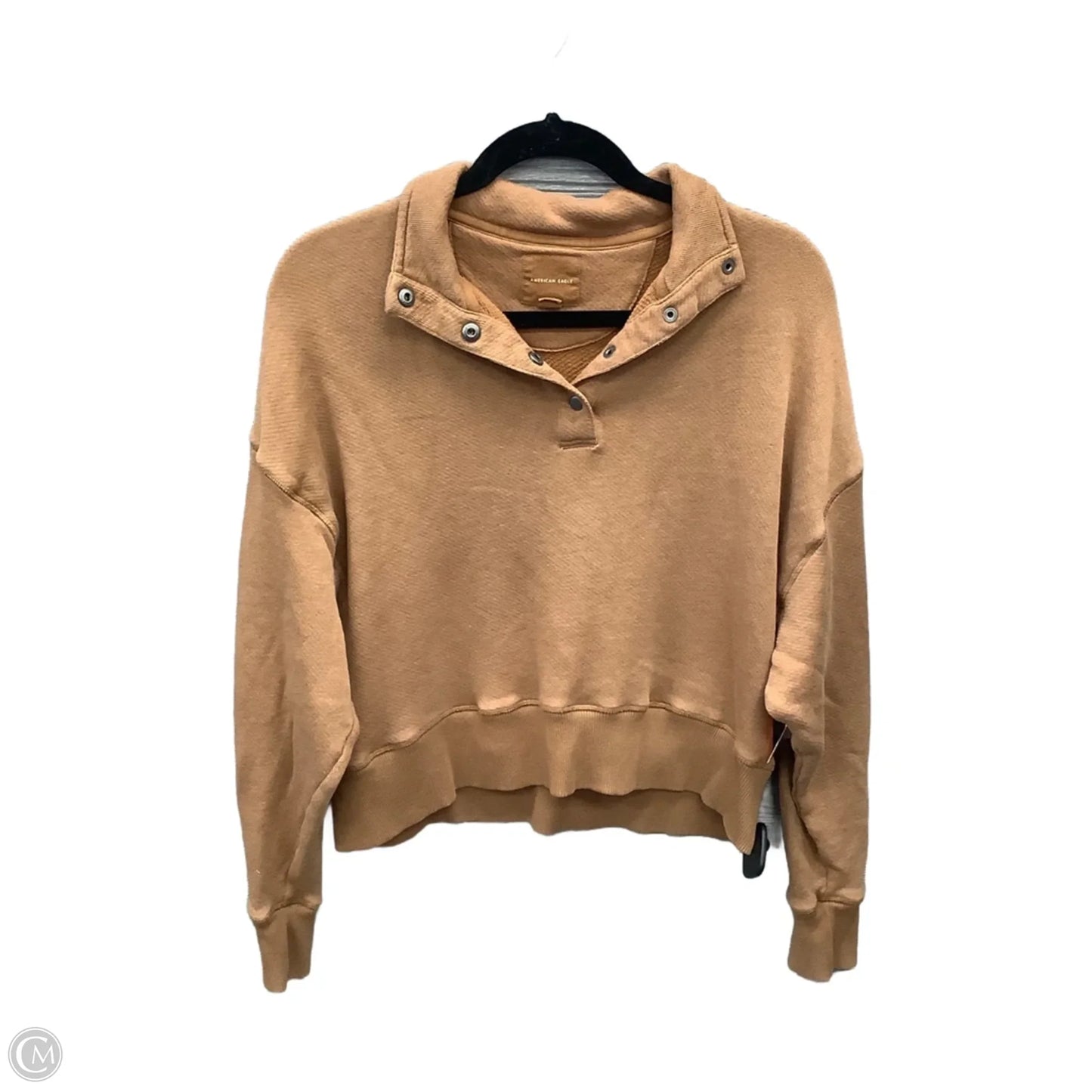 Sweatshirt Collar By American Eagle In Brown, Size: Sp
