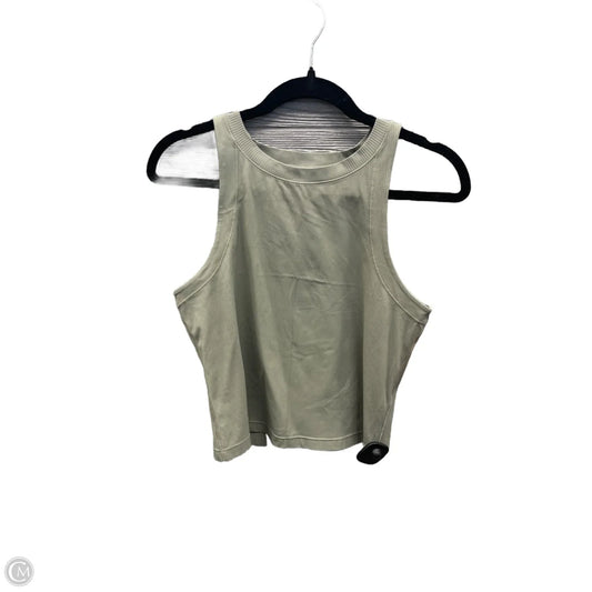 Athletic Tank Top By Nike In Green, Size: M