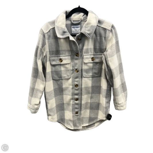 Jacket Shirt By Old Navy In White, Size: Xs