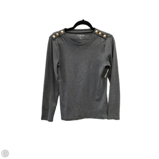 Top Long Sleeve By J. Crew In Grey, Size: M