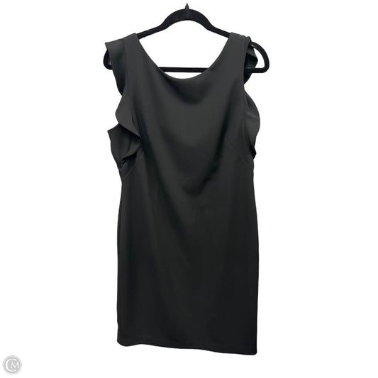 Dress Party Midi By Calvin Klein In Black, Size: Xl