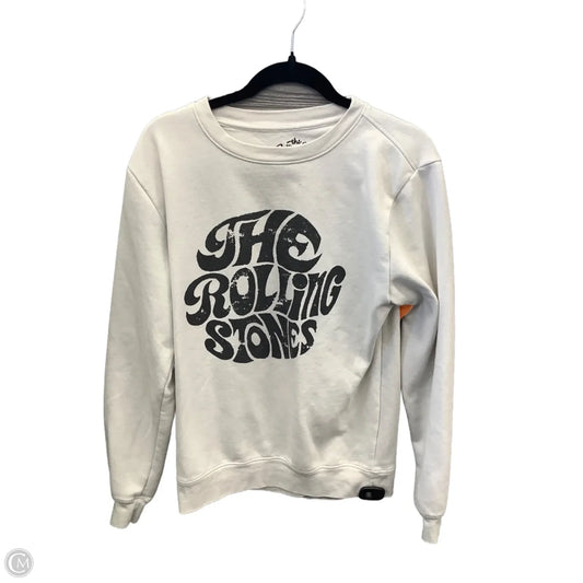 Sweatshirt Crewneck By Clothes Mentor In Tan, Size: S