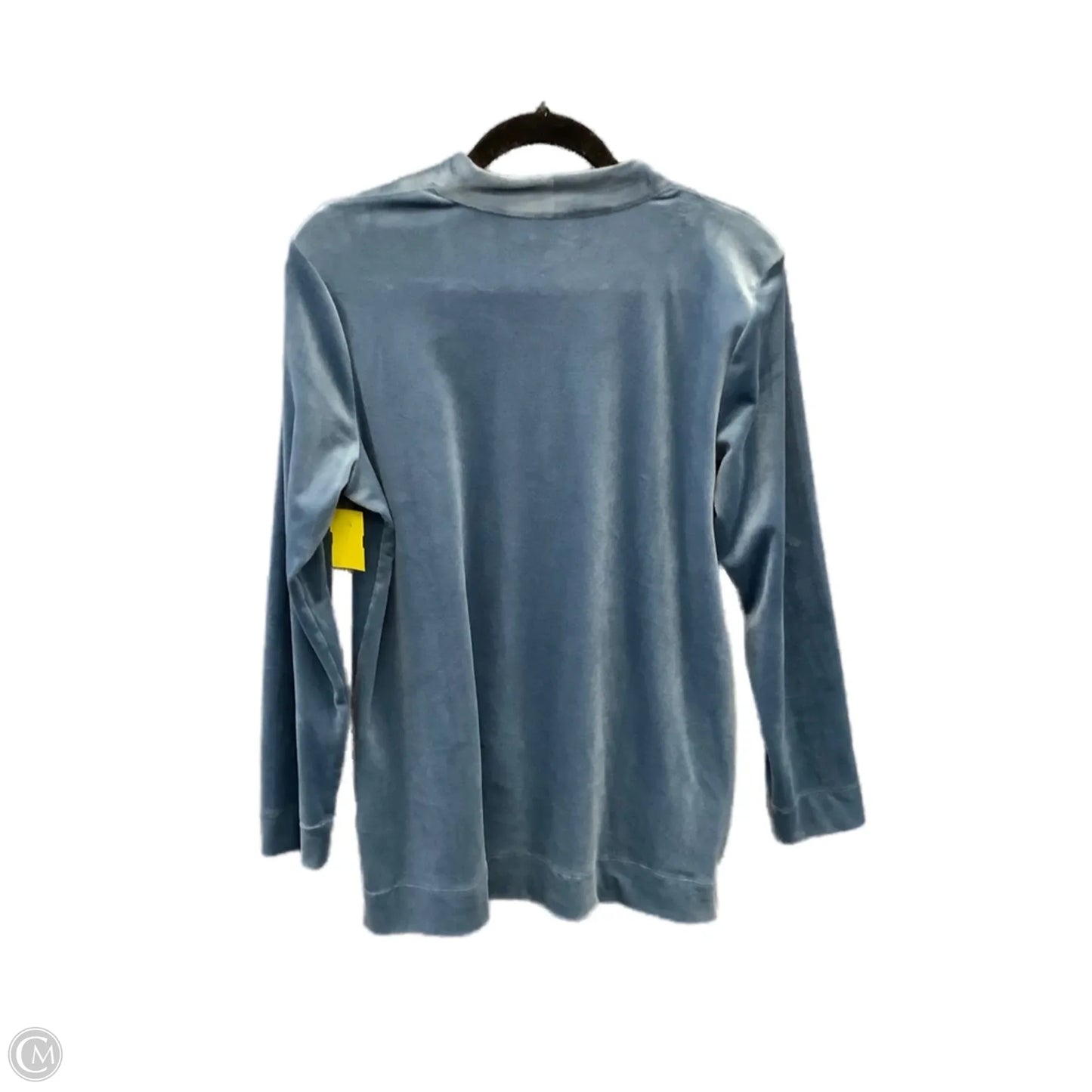 Top Long Sleeve By Pure Jill In Blue, Size: M