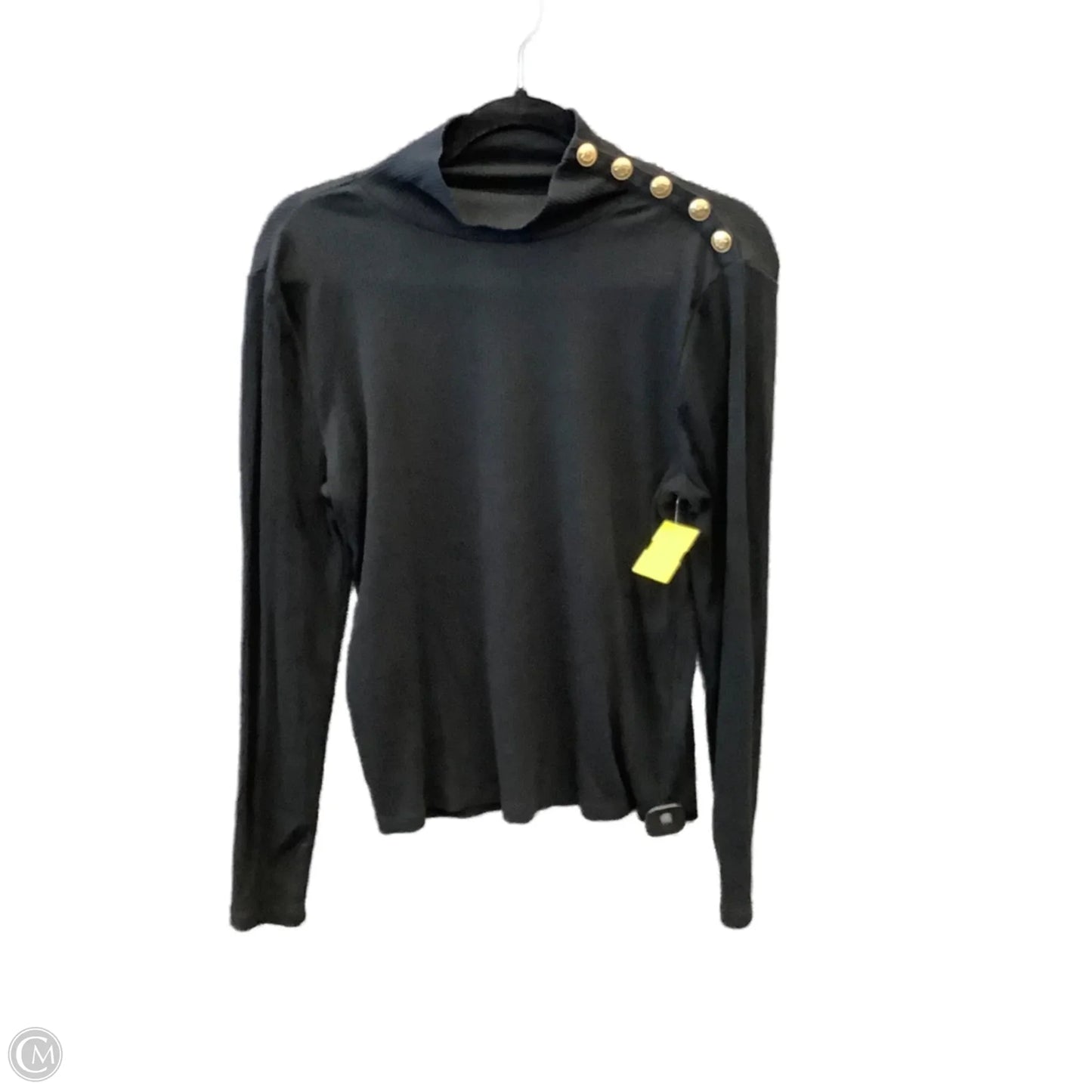 Top Long Sleeve By J. Crew In Black, Size: L
