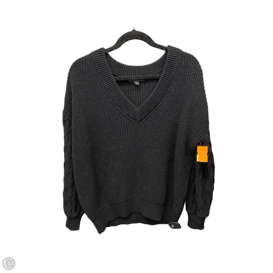 Sweater By International Concepts In Black, Size: S
