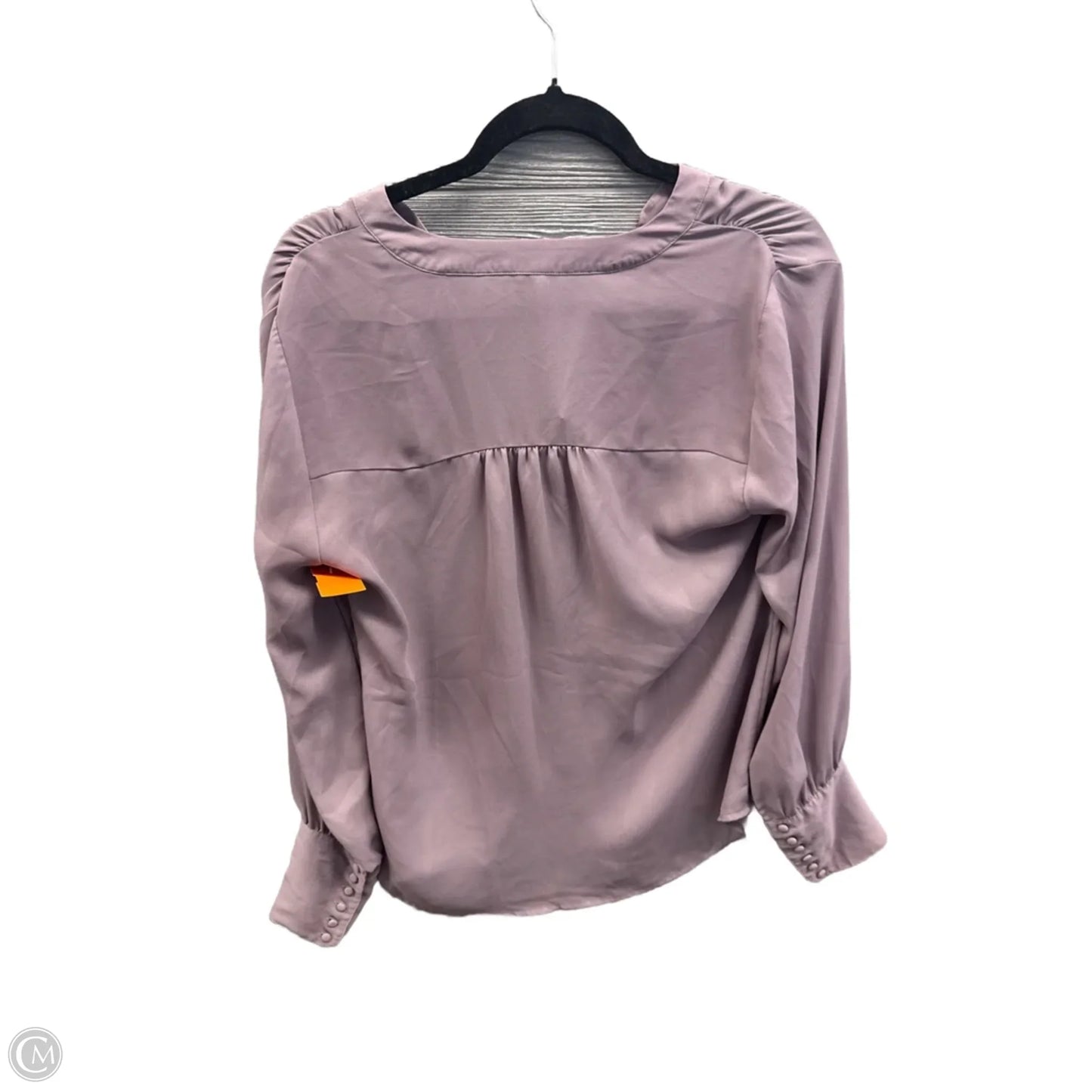 Blouse Long Sleeve By Maurices In Purple, Size: M