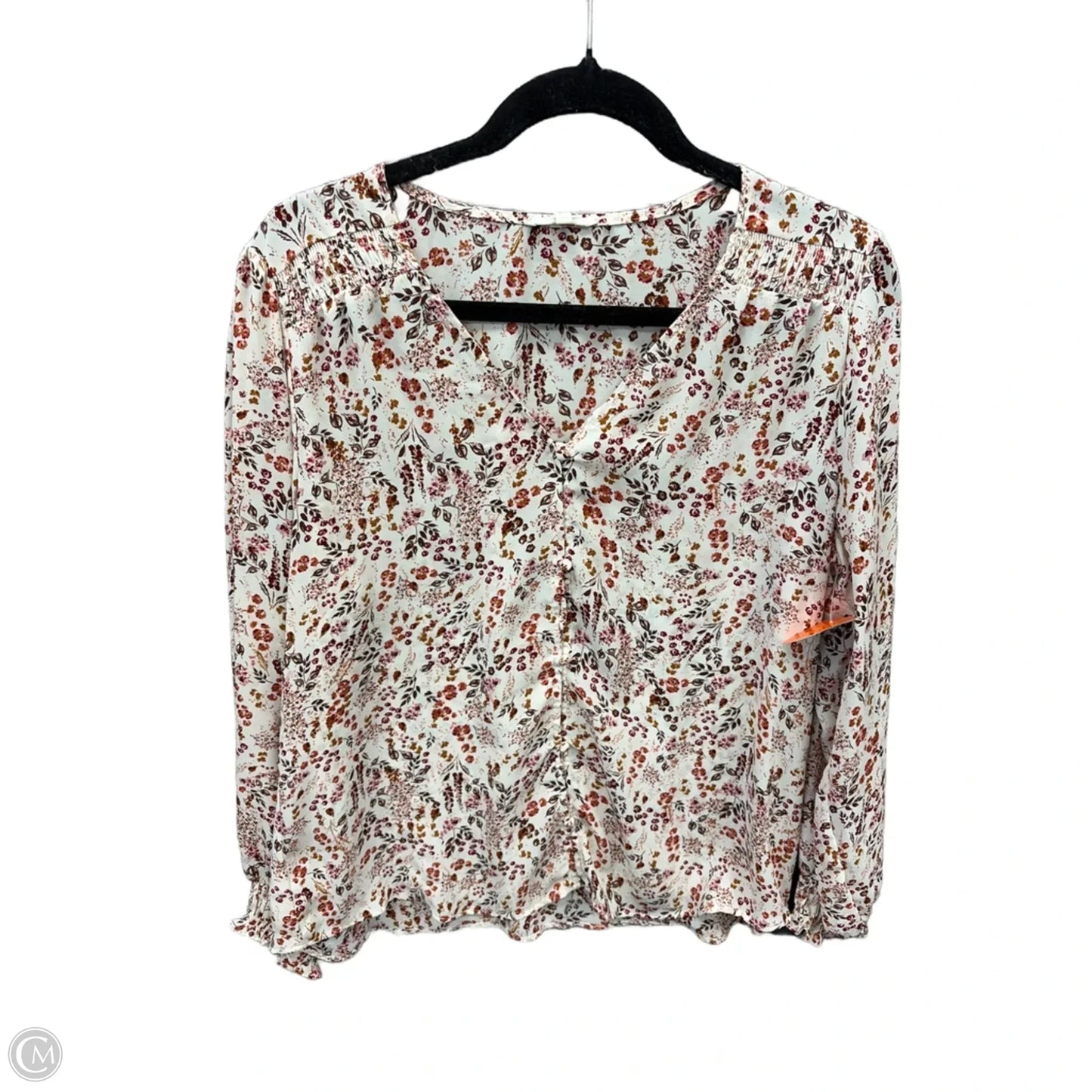 Blouse Long Sleeve By Maurices In Red, Size: M