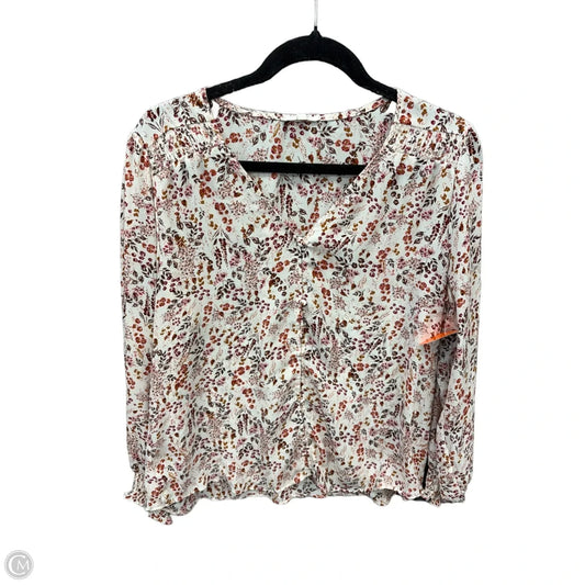 Blouse Long Sleeve By Maurices In Red, Size: M