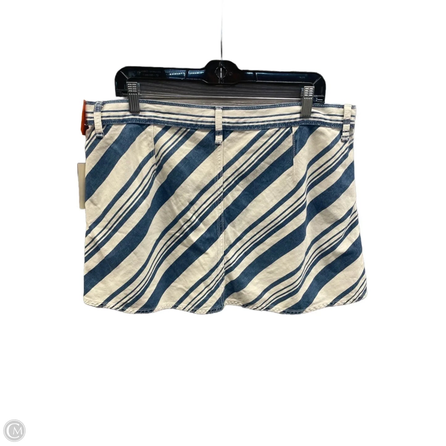 Skirt Mini & Short By Universal Thread In Blue & White, Size: 14