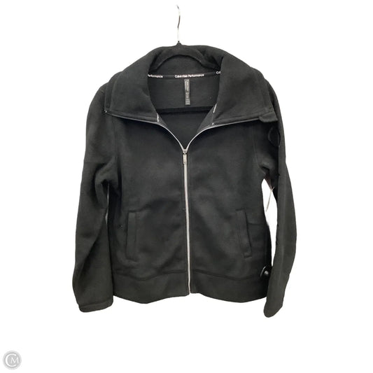 Jacket Fleece By Calvin Klein Performance In Black, Size: S
