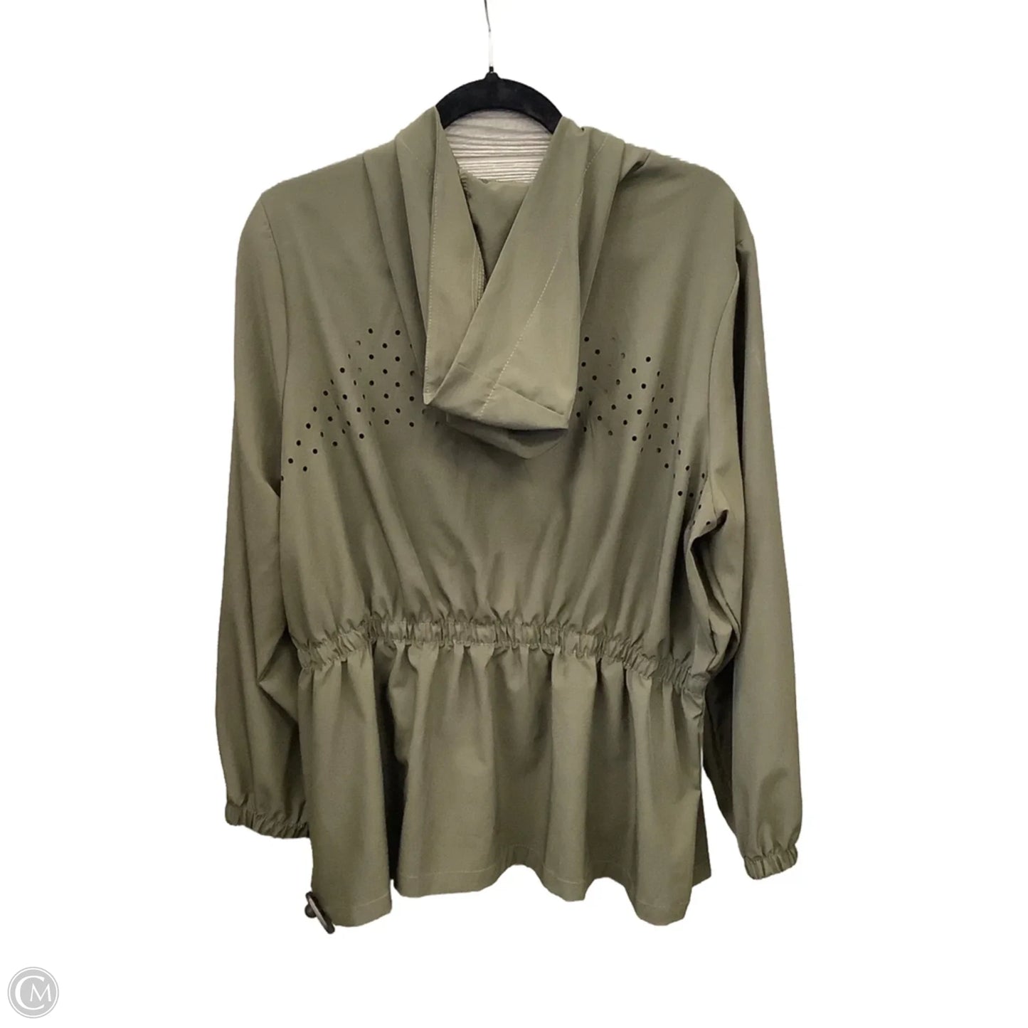 Athletic Jacket By Clothes Mentor In Green, Size: 3x