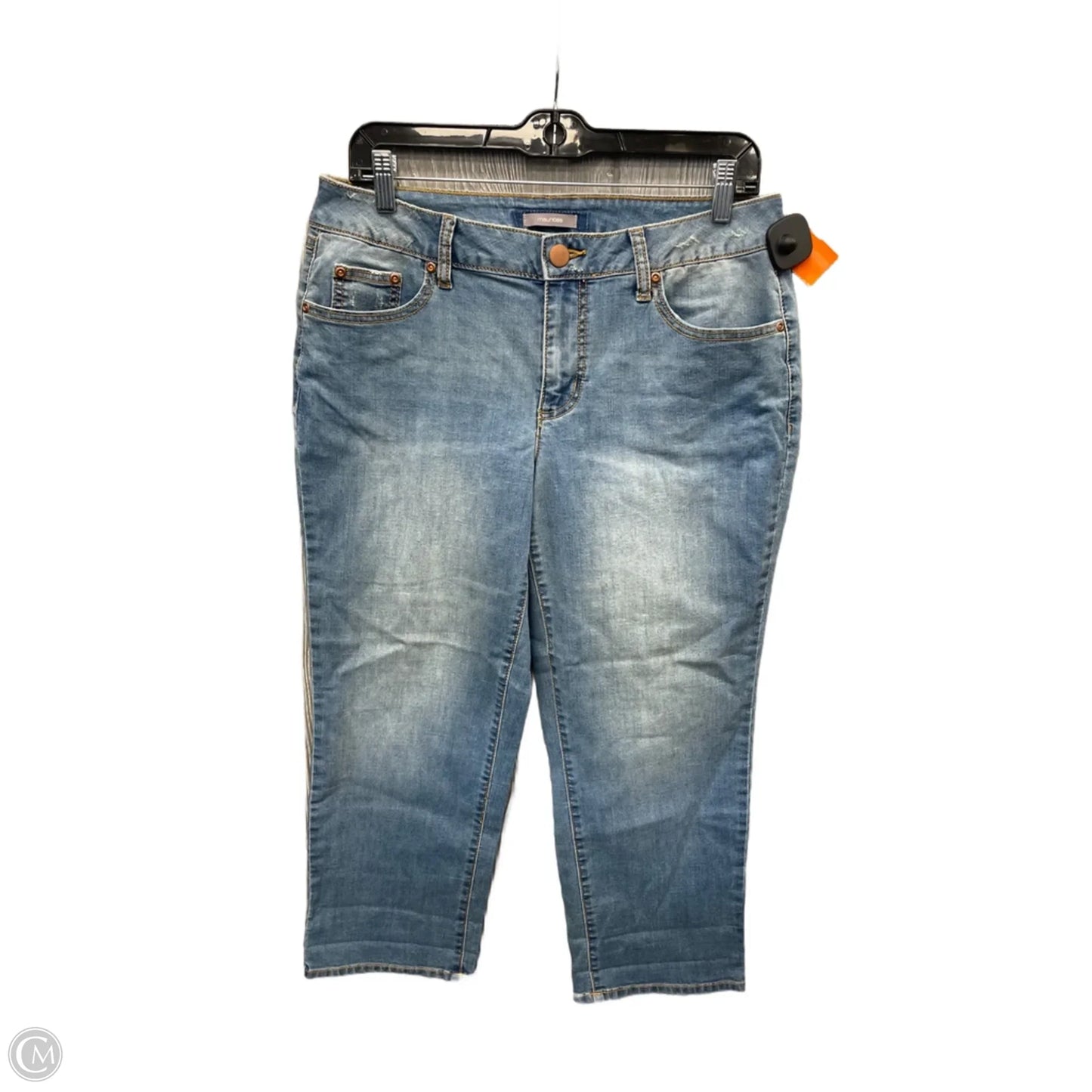 Jeans Straight By Maurices In Blue Denim, Size: 10
