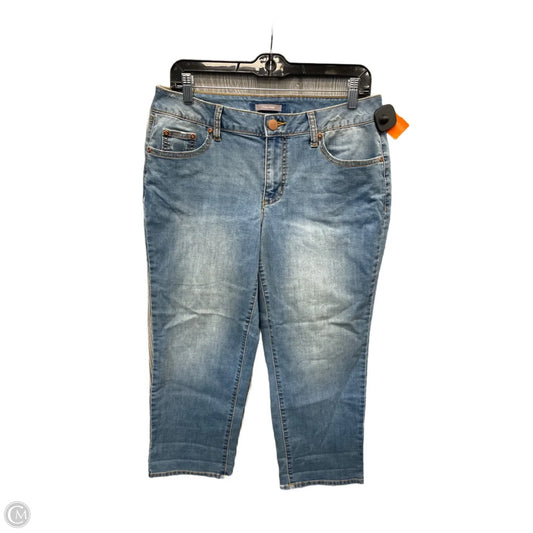 Jeans Straight By Maurices In Blue Denim, Size: 10