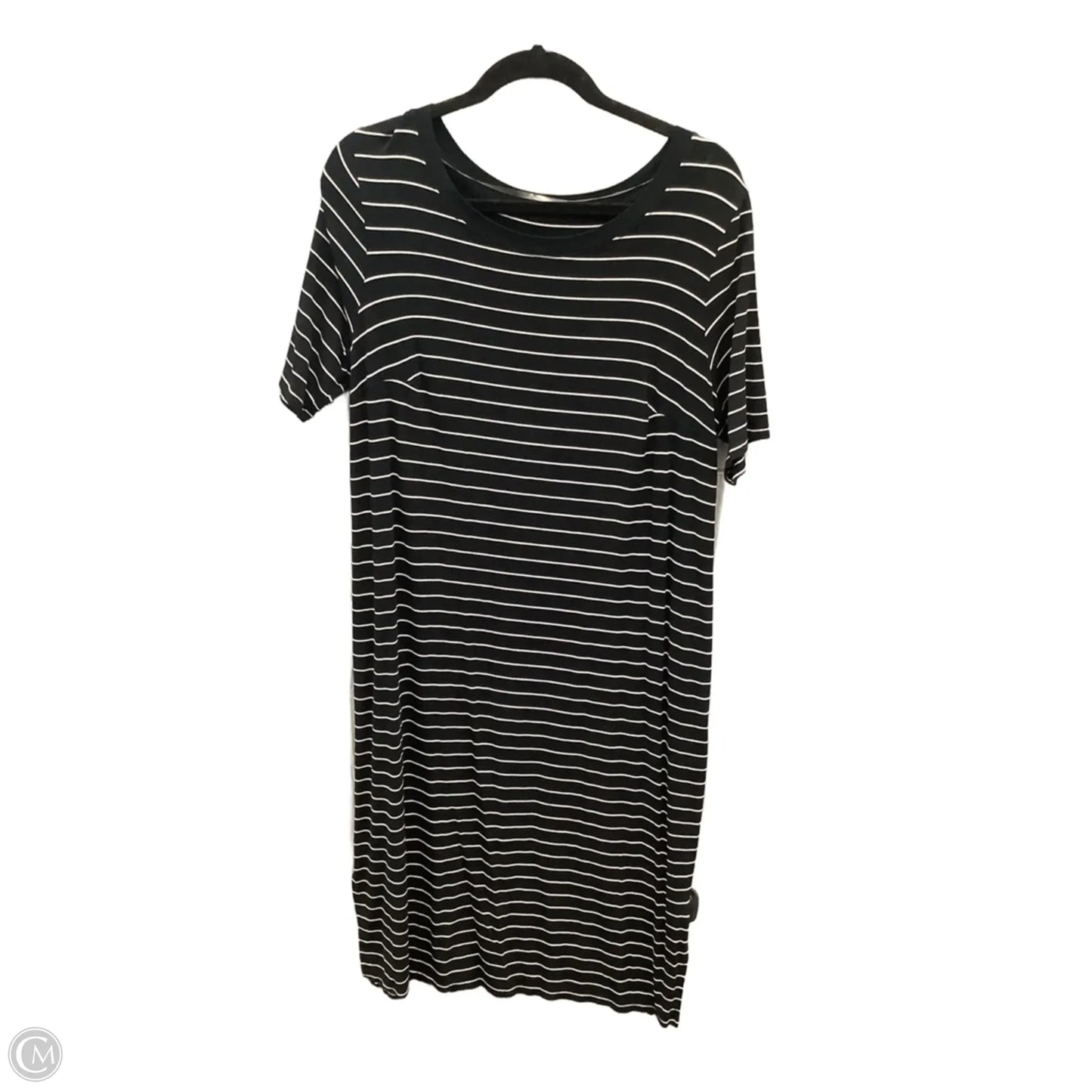 Dress Casual Midi By Ava & Viv In Striped Pattern, Size: 1x