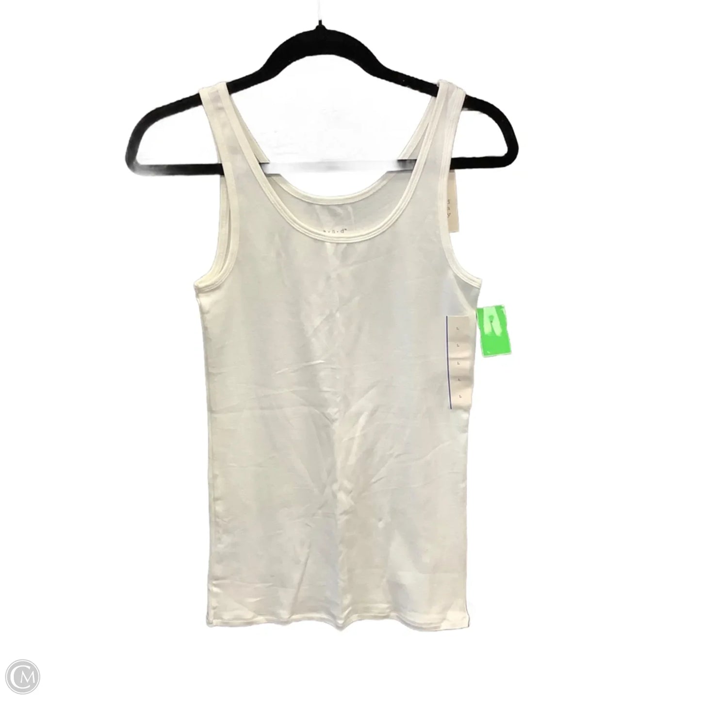 Top Sleeveless Basic By A New Day In White, Size: L