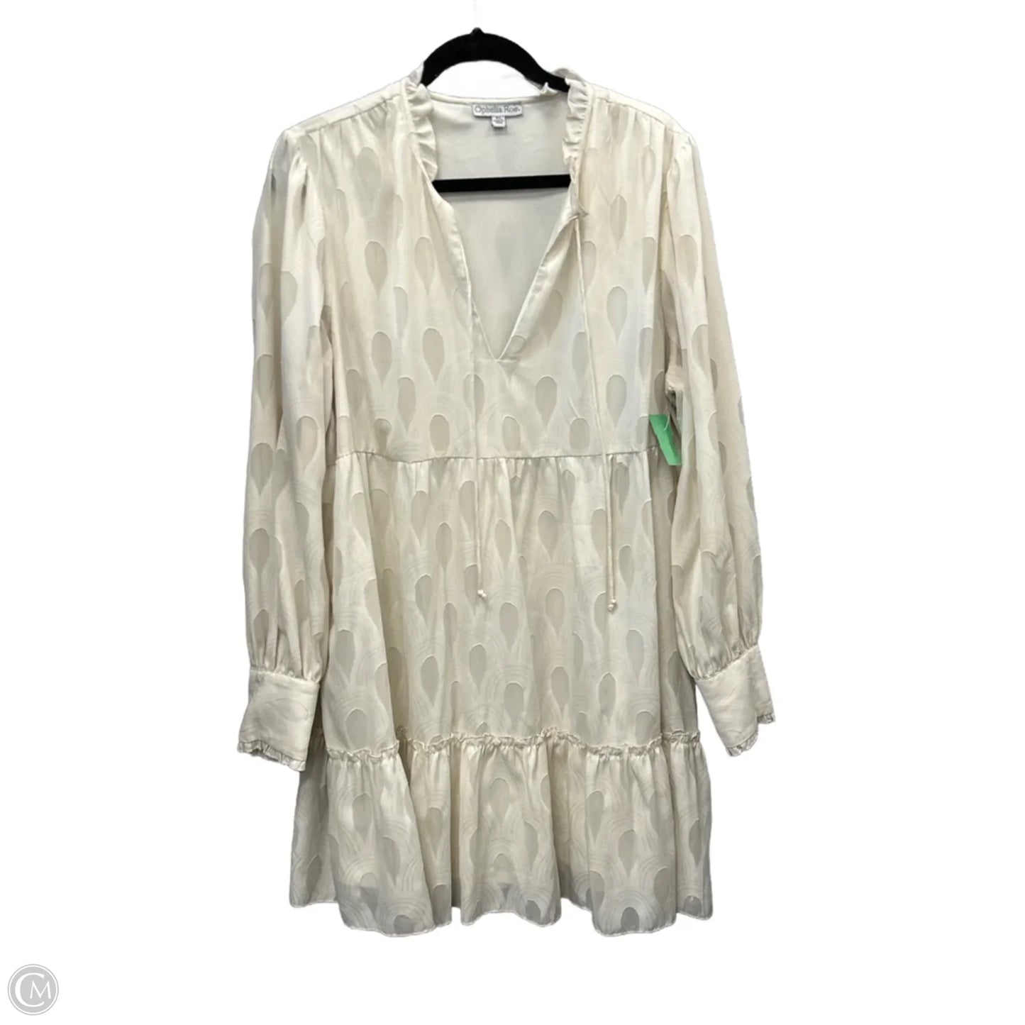 Dress Casual Short By Ophelia Roe In White, Size: Xl