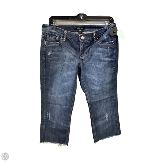 Capris By White House Black Market In Blue Denim, Size: 6