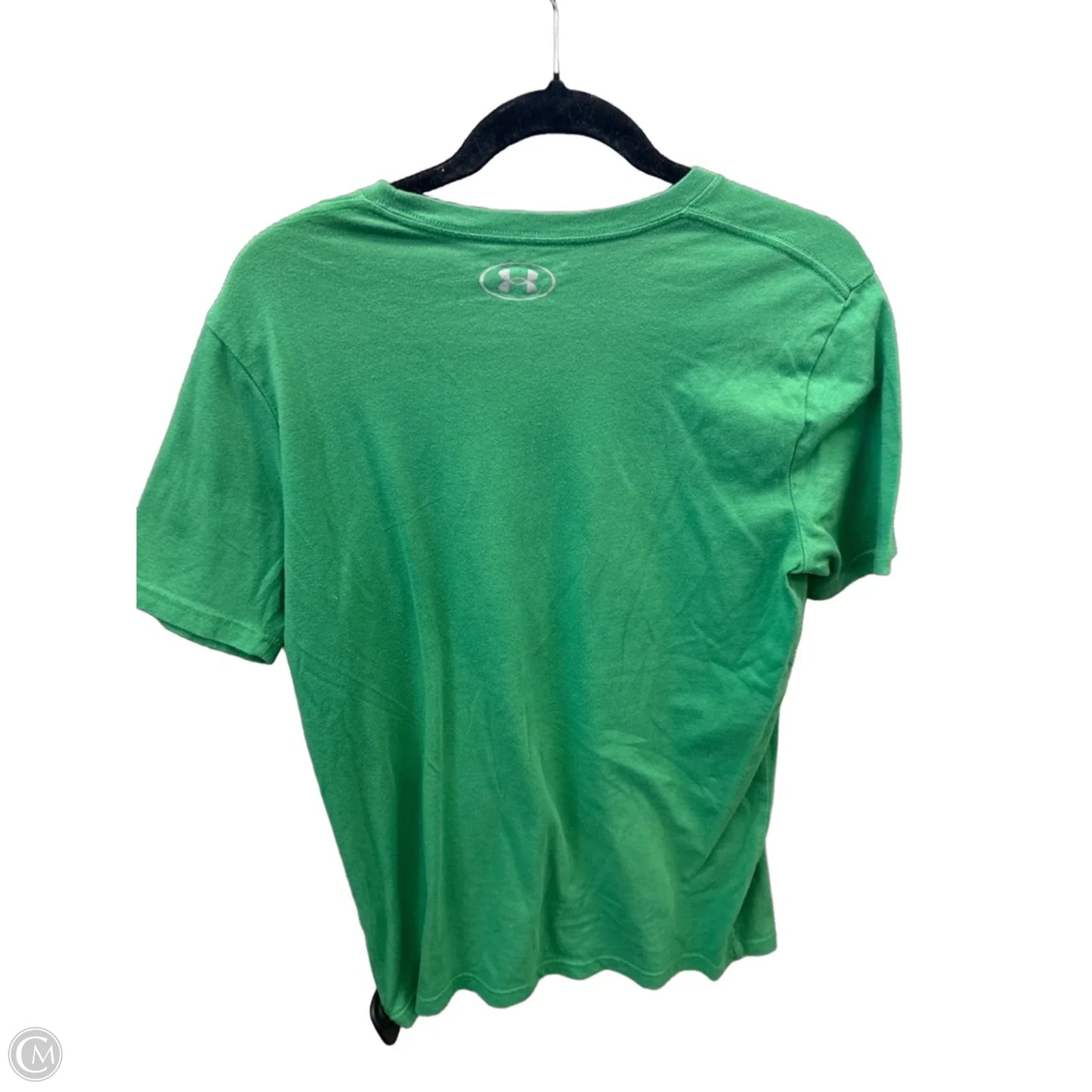 Top Short Sleeve By Under Armour In Green, Size: S