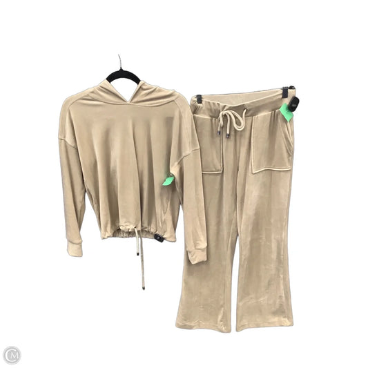 Lounge Set Pants By Cable And Gauge In Tan, Size: S