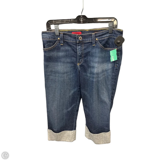Capris By Adriano Goldschmied In Blue Denim, Size: 12
