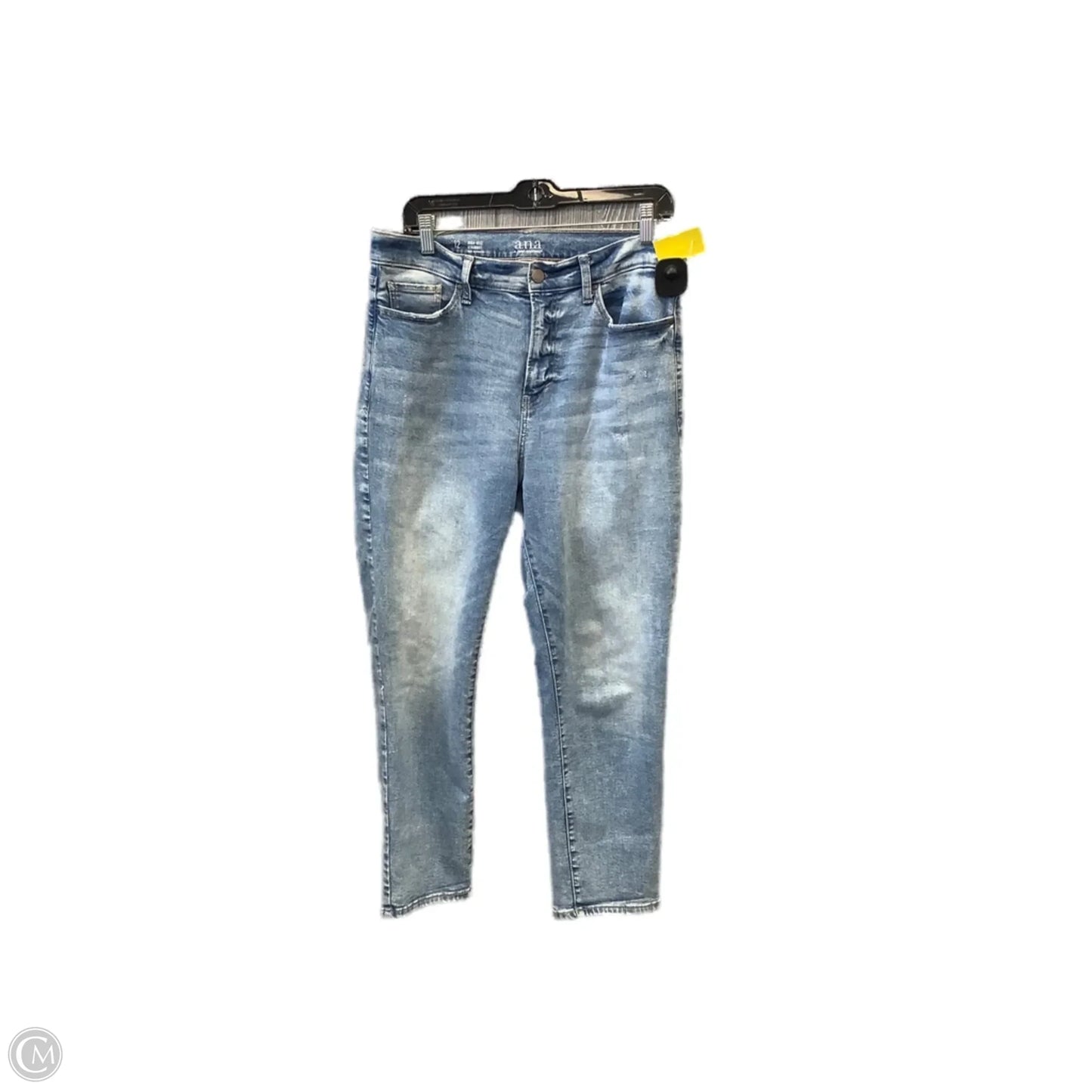 Jeans Straight By Ana In Blue Denim, Size: 12