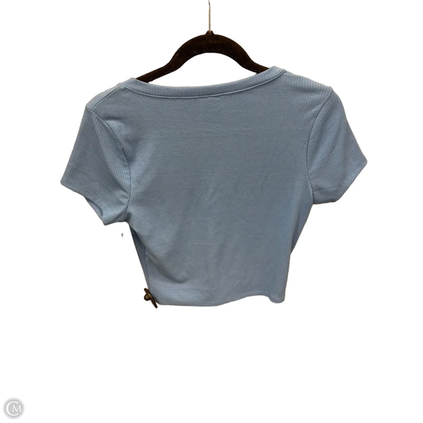 Top Short Sleeve Basic By Clothes Mentor In Blue, Size: L