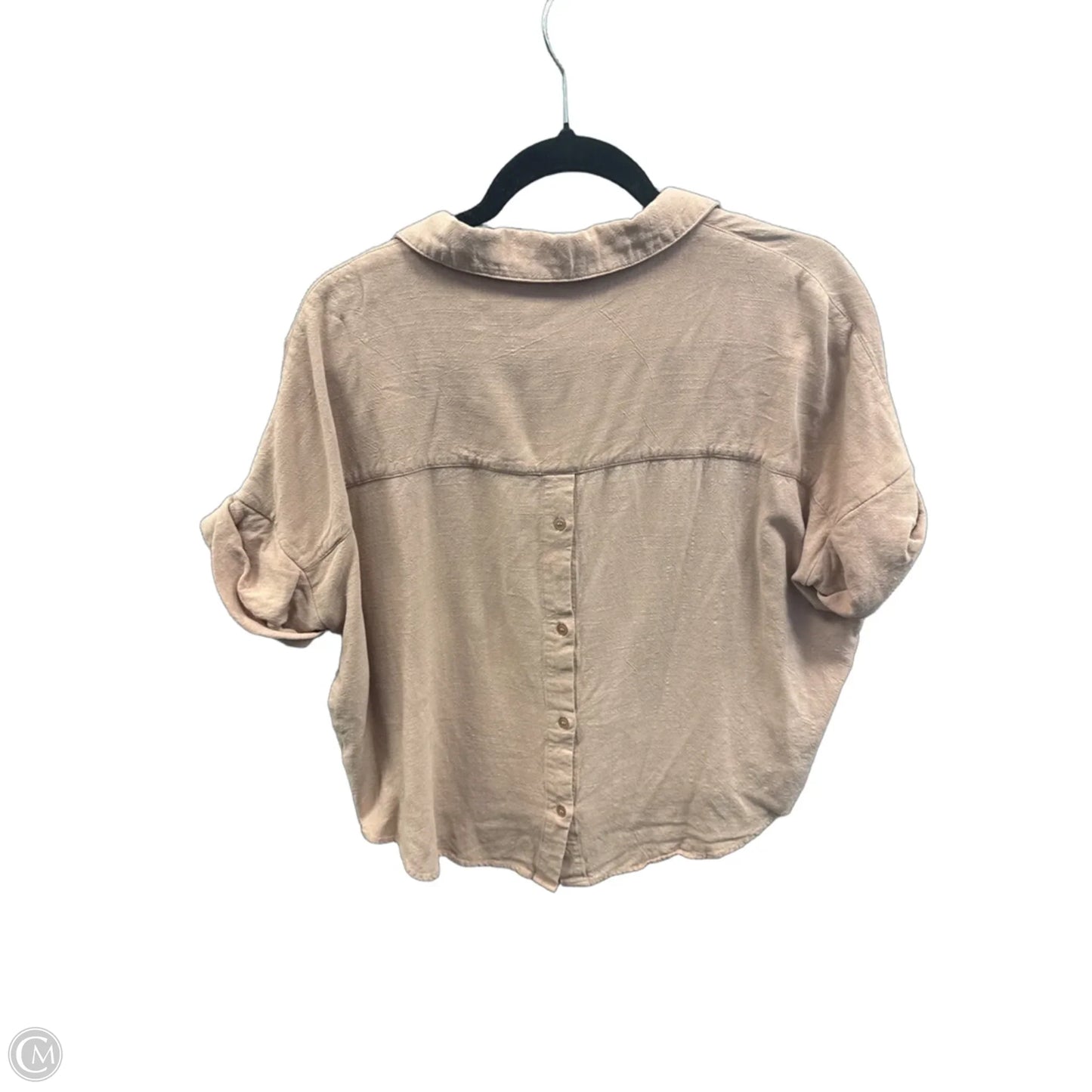 Top Short Sleeve By Mod Ref In Pink, Size: S