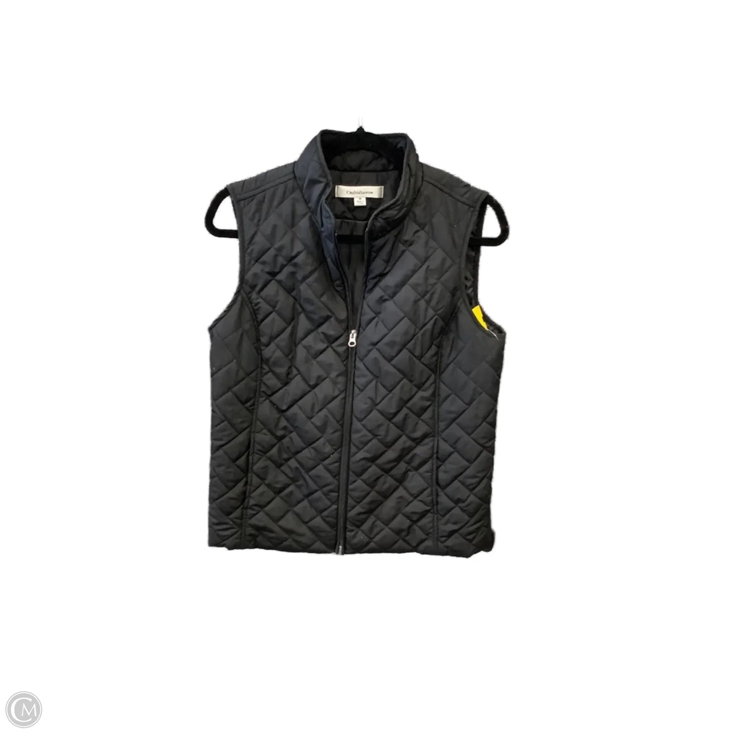 Vest Puffer & Quilted By Croft And Barrow In Black, Size: M