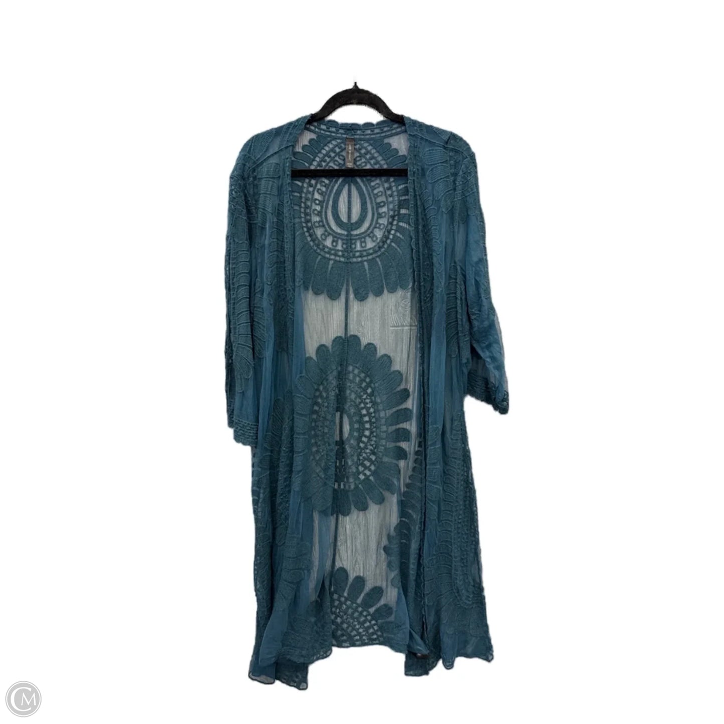 Kimono By Lane Bryant In Blue, Size: 3x