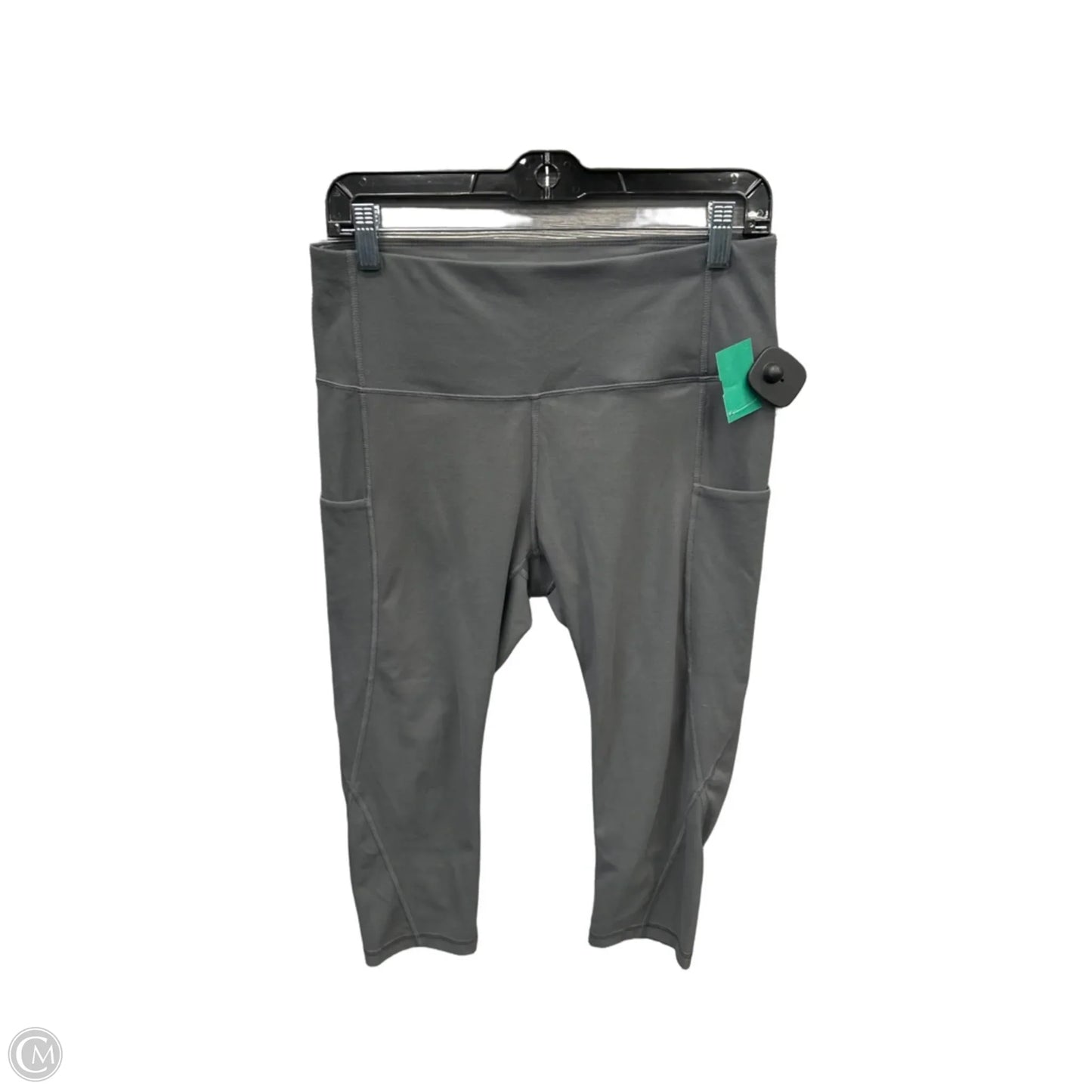 Athletic Leggings Capris By Clothes Mentor In Grey, Size: L