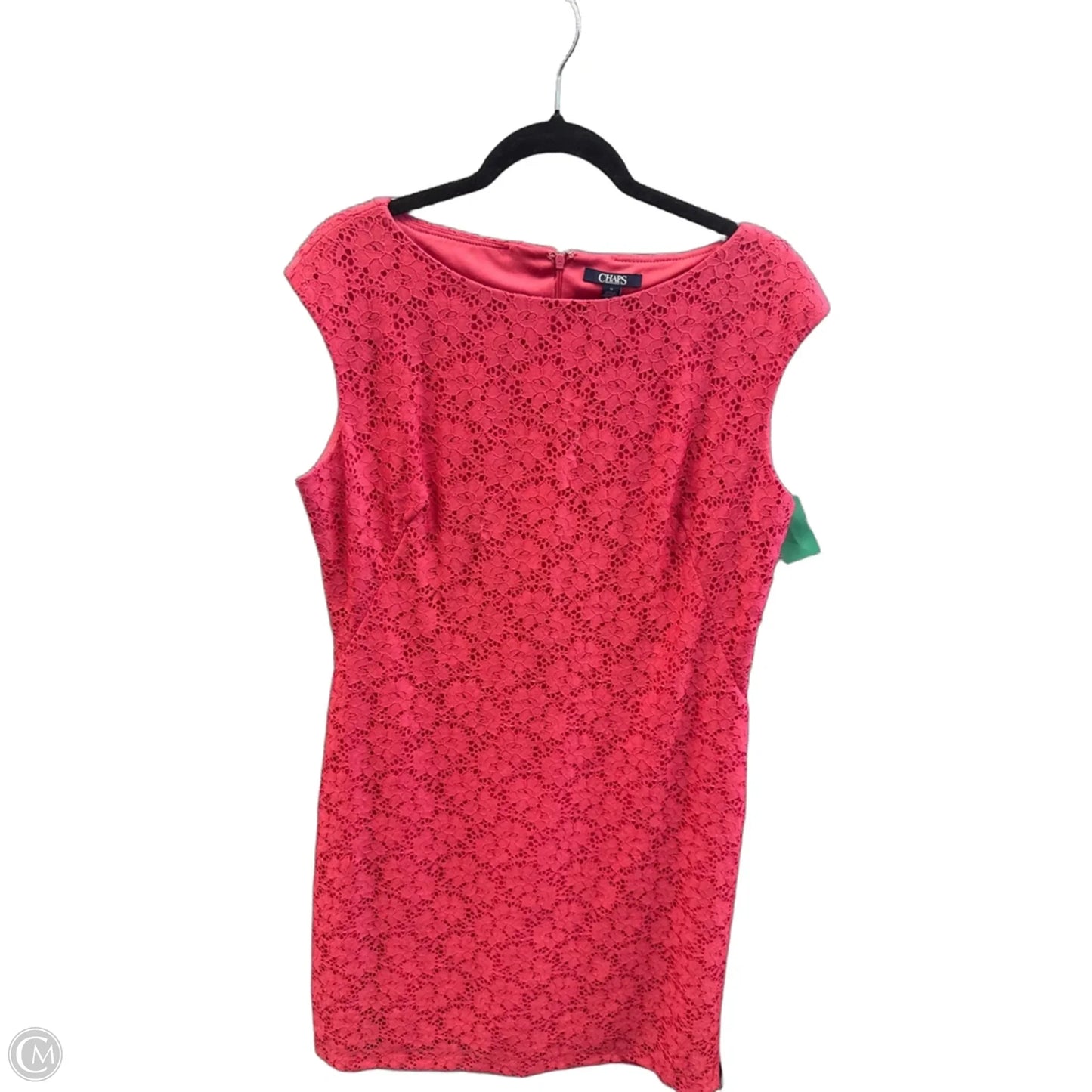 Dress Casual Midi By Chaps In Pink, Size: Xl