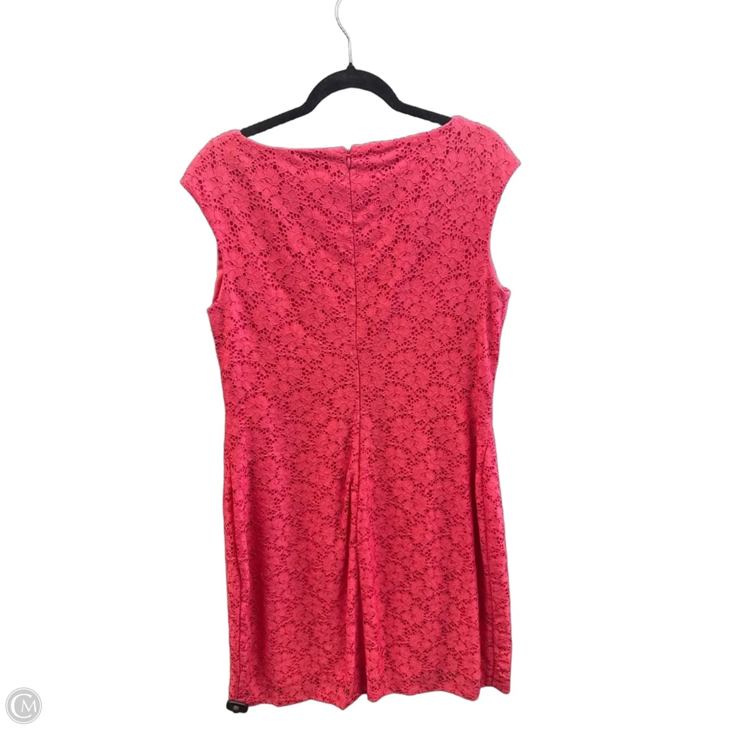 Dress Casual Midi By Chaps In Pink, Size: Xl