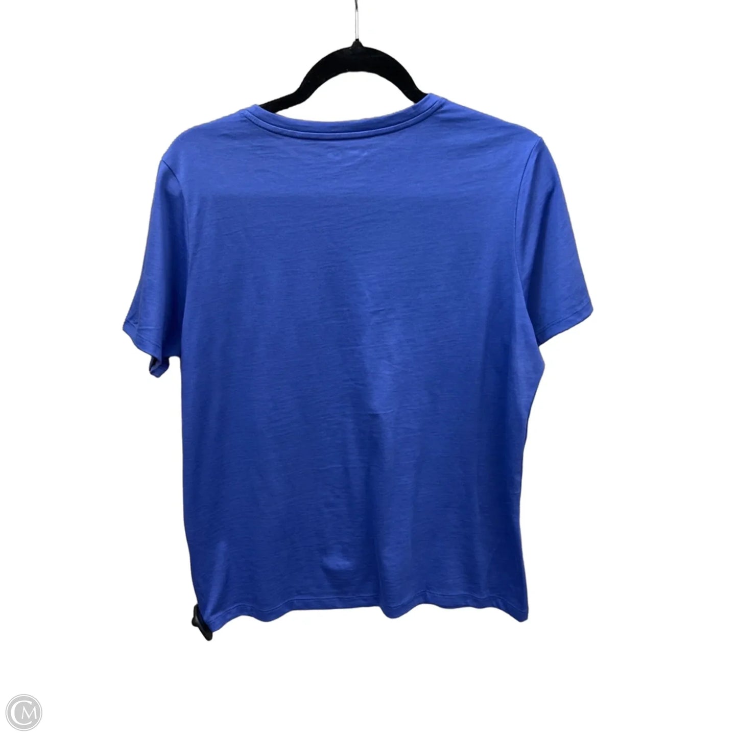Top Short Sleeve Basic By Lands End In Blue, Size: M