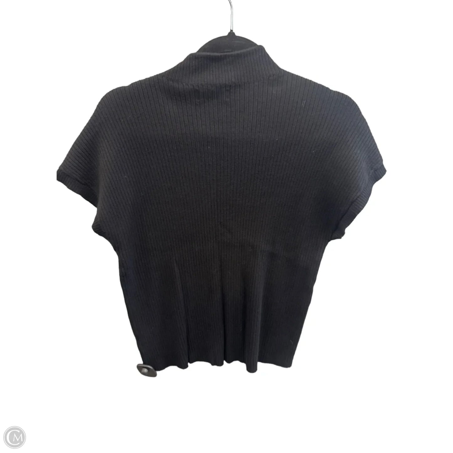 Top Short Sleeve By Nine West In Black, Size: M