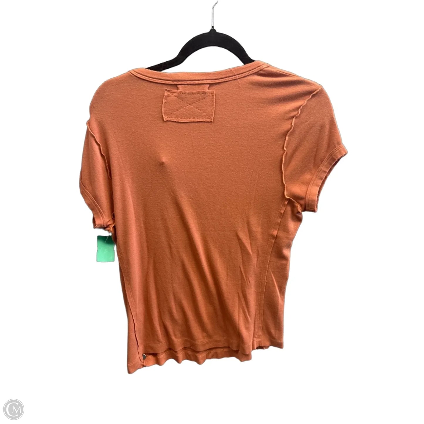 Top Short Sleeve Basic By Clothes Mentor In Orange, Size: L