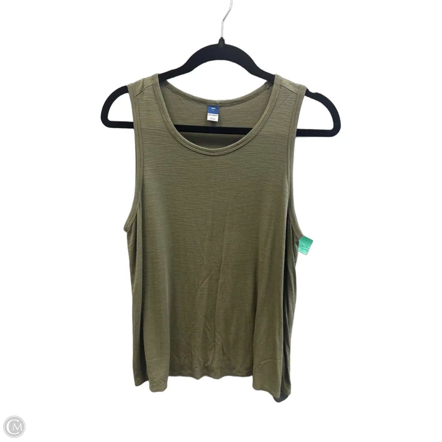 Top Sleeveless Basic By Old Navy In Green, Size: L