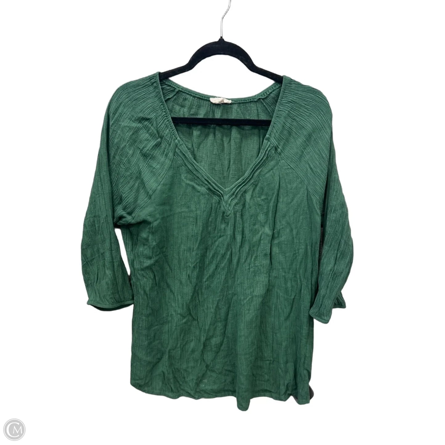 Top 3/4 Sleeve By Siren Lily In Green, Size: 3x