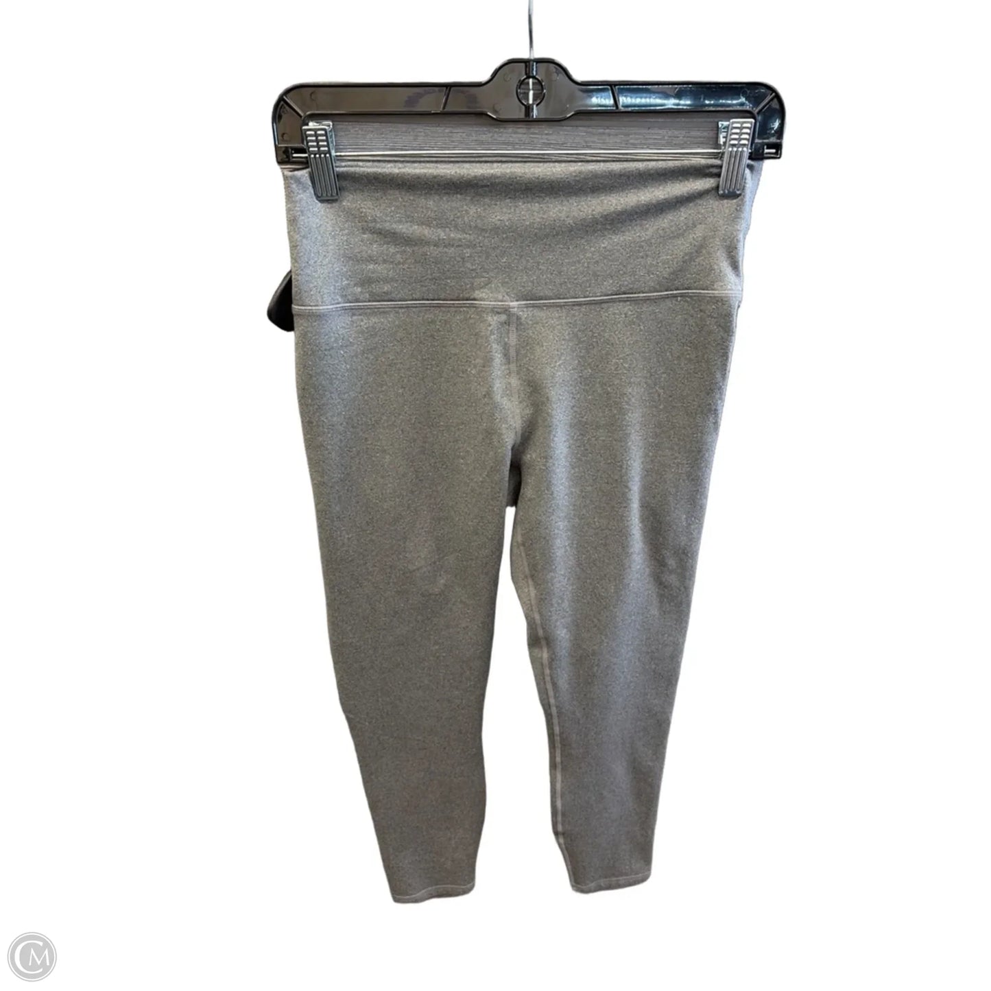 Athletic Leggings Capris By Fabletics In Grey, Size: M