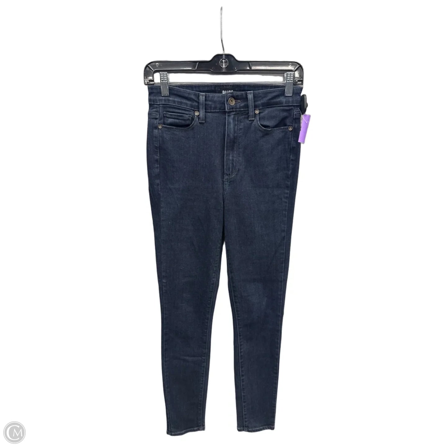 Jeans Skinny By Paige In Blue Denim, Size: 4