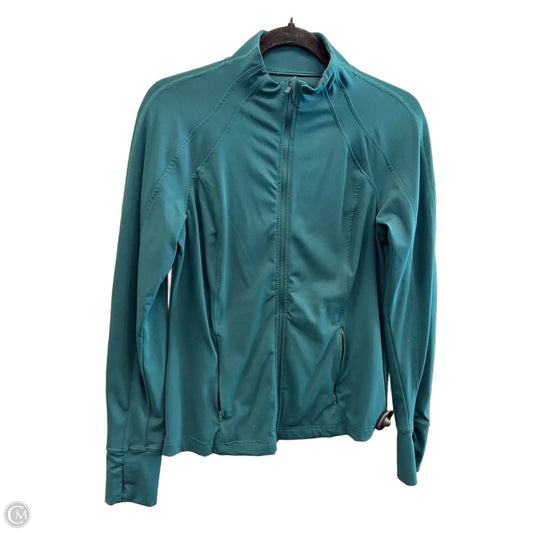 Athletic Jacket By Avia In Green, Size: S