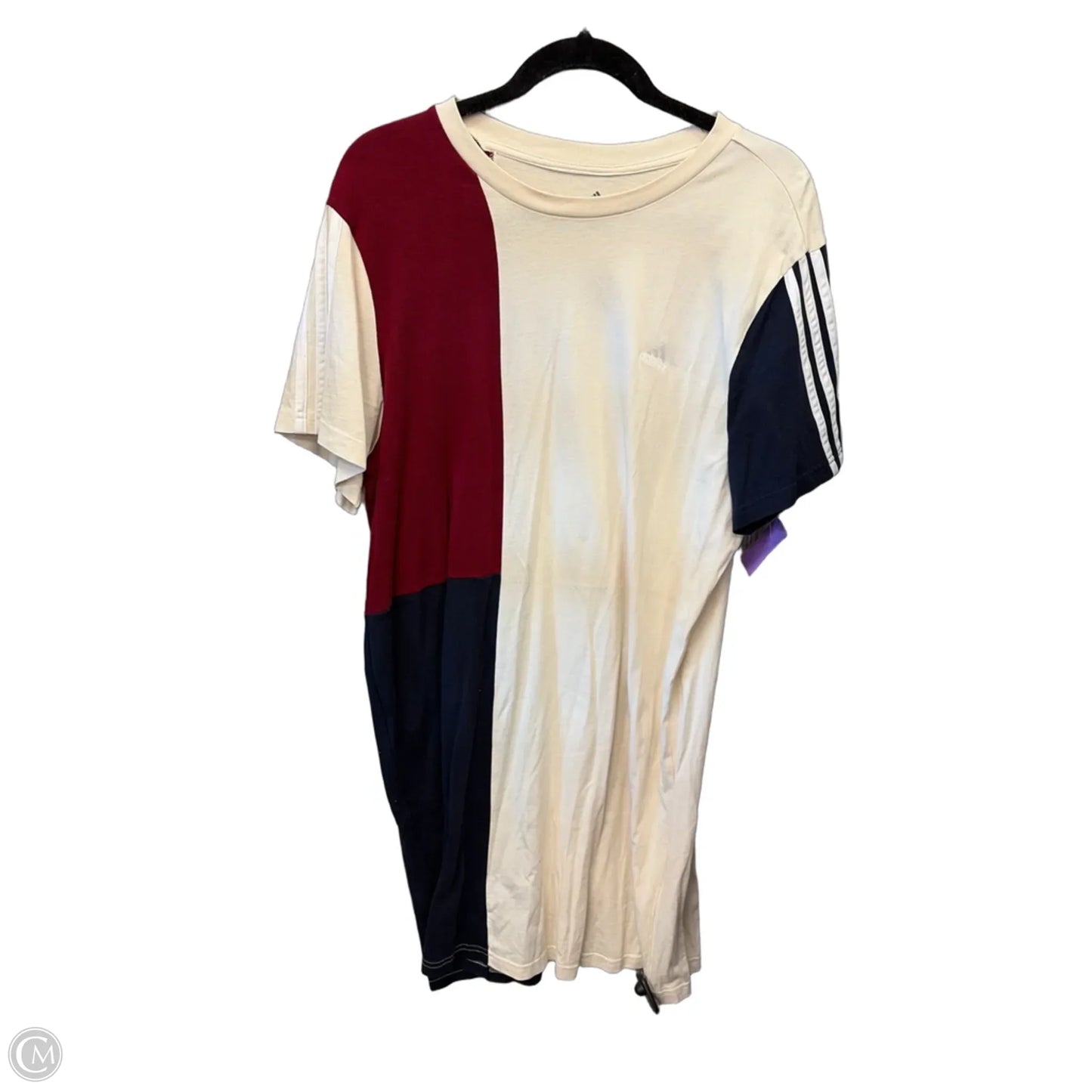 Dress Casual Midi By Adidas In Cream, Size: L