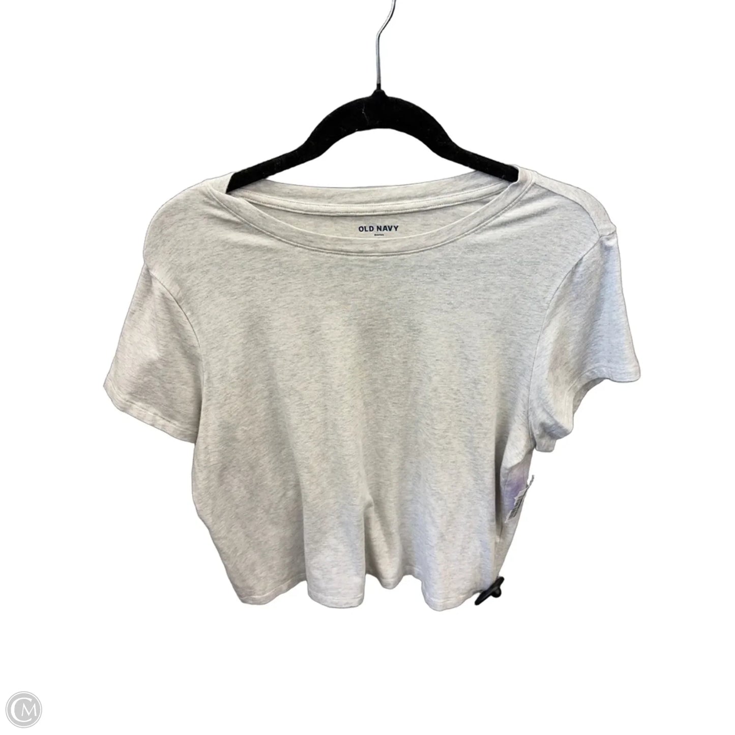 Top Short Sleeve Basic By Old Navy In Grey, Size: Xl