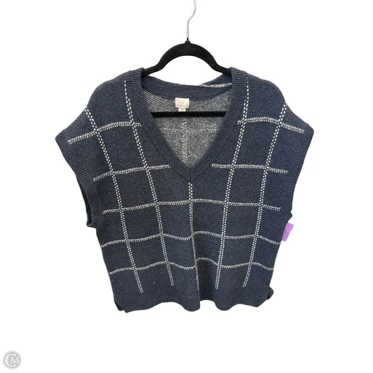 Sweater Short Sleeve By A New Day In Blue, Size: Xl