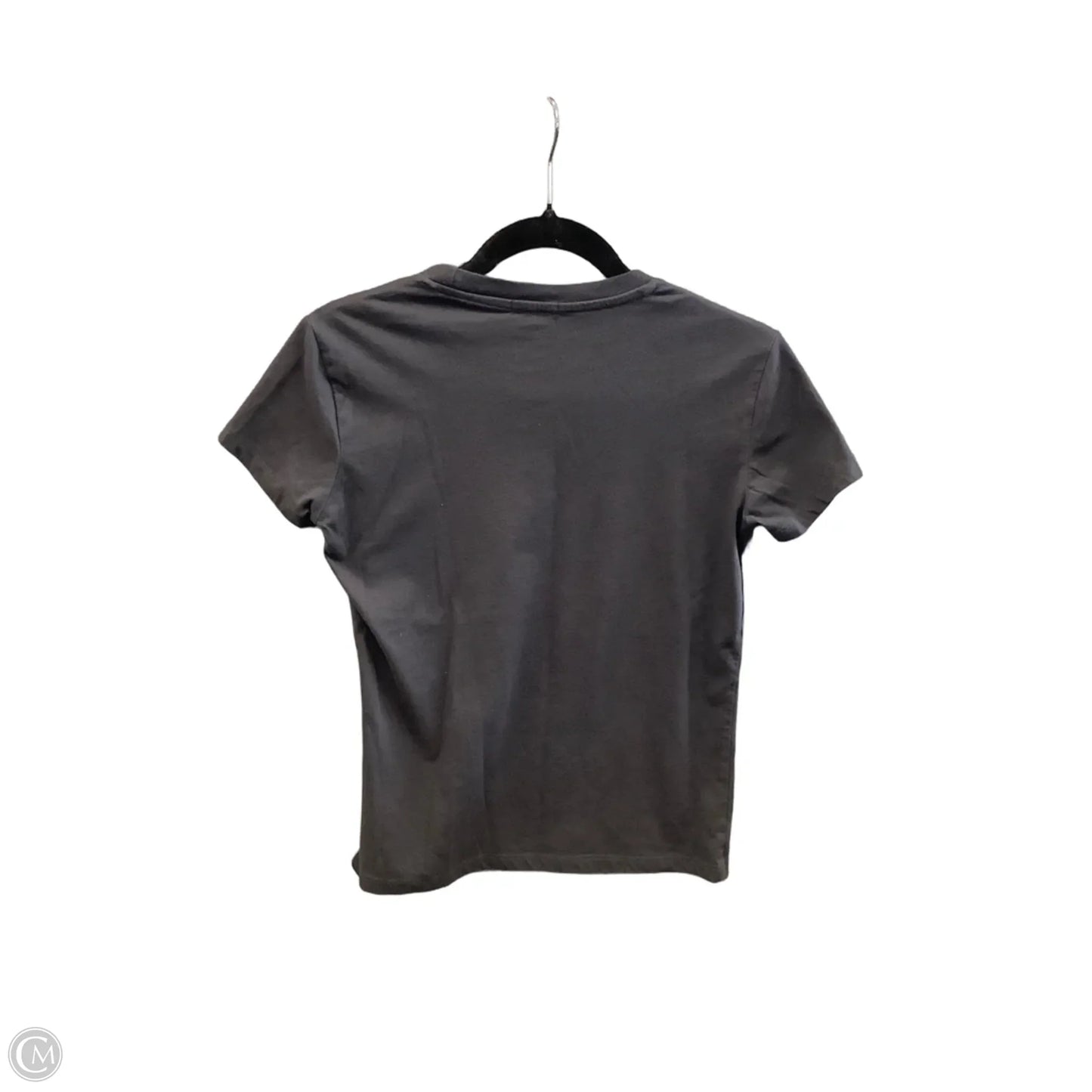 Top Short Sleeve Basic By Originality In Grey, Size: Xs